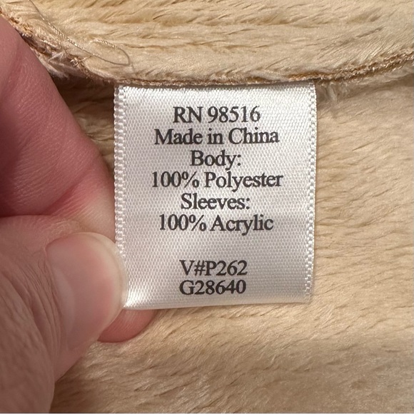 Coldwater Creek Toggle Button with Knitted Sleeves Blazer Jacket Shacket Coat - Picture 10 of 12